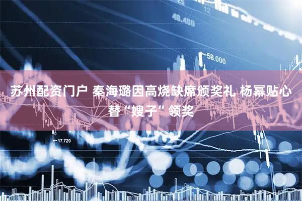 苏州配资门户 秦海璐因高烧缺席颁奖礼 杨幂贴心替“嫂子”领奖