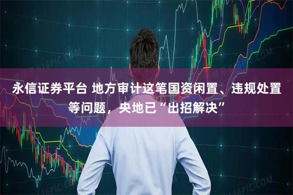 永信证券平台 地方审计这笔国资闲置、违规处置等问题，央地已“出招解决”
